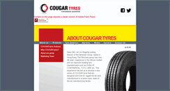 Desktop Screenshot of cougartyres.com